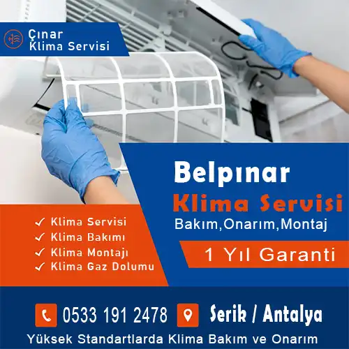 Belpınar Mahallesi klima servisi