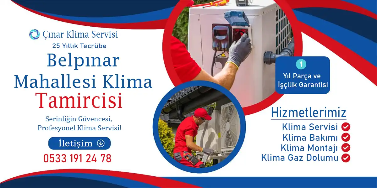 Belpınar klima servisi