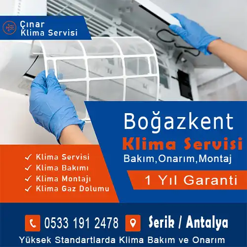 Boğazkent Mahallesi klima servisi