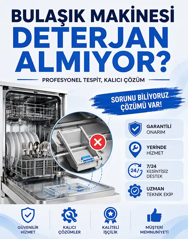 Bulaşık Makinesi Deterjan Almıyor