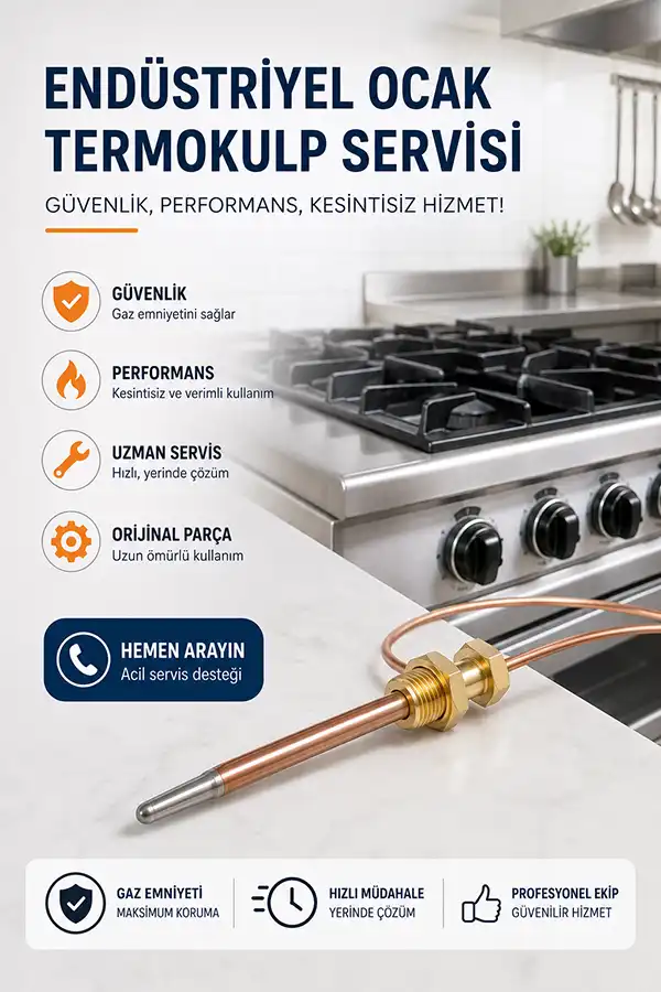 Endüstriyel Ocak Termokupl Servisi