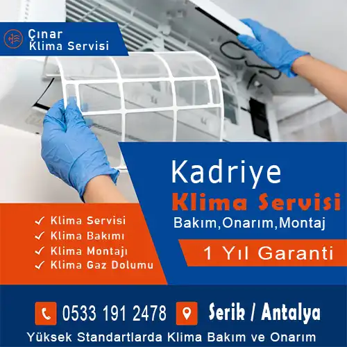Kadriye Mahallesi klima servisi