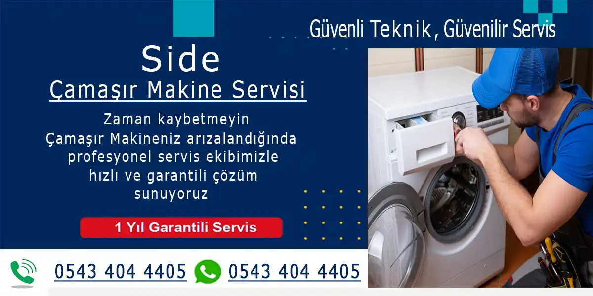 Side Çamaşır Makine Servisi